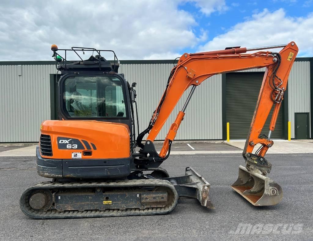 Doosan DX63-3 Bagri goseničarji