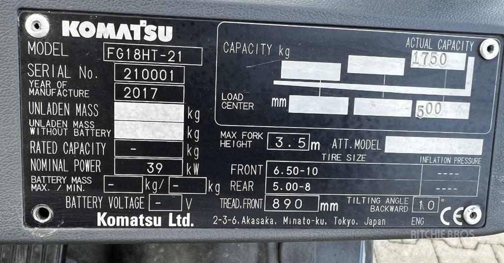 Komatsu FG15HT-21 Plinski viličarji