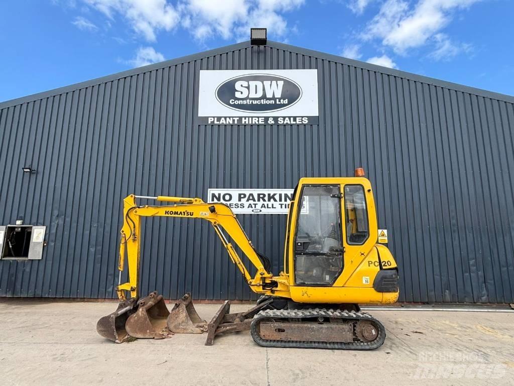 Komatsu PC 20-7 Mini bagri <7t