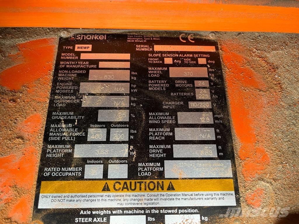 Snorkel TM 12 Vertikalna dvigala