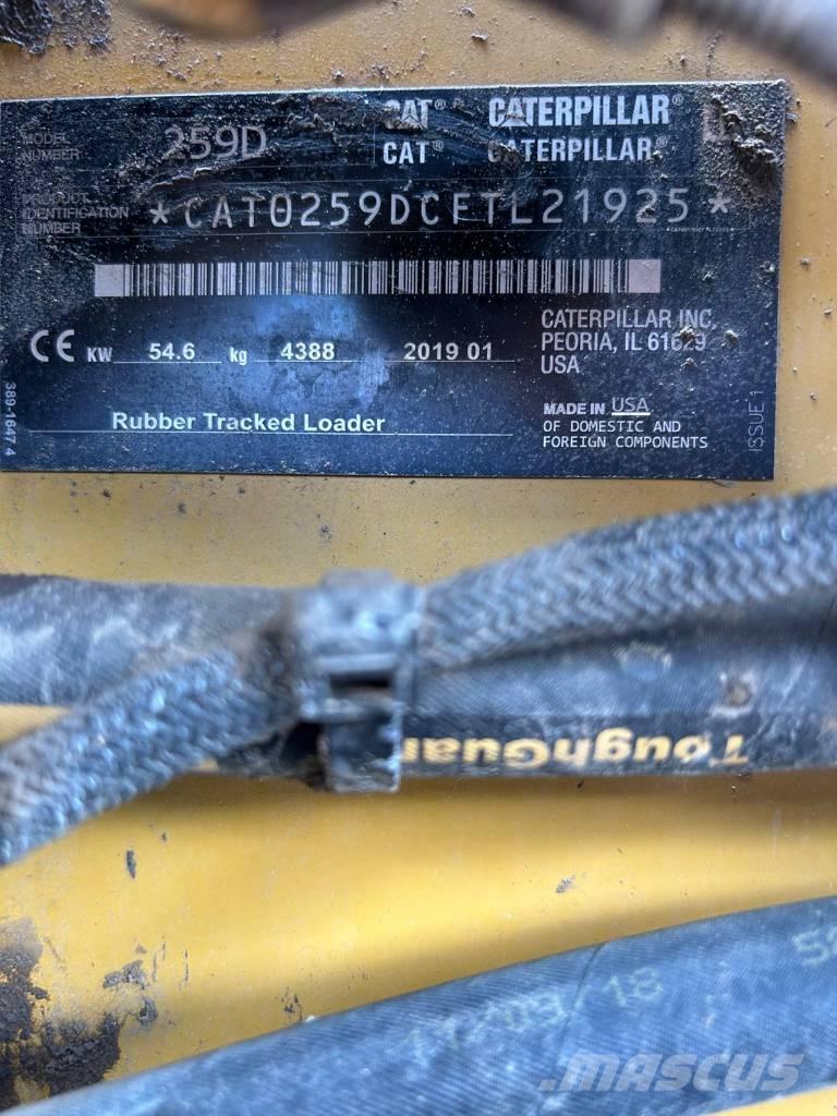 CAT 259 D Skid steer mini nakladalci
