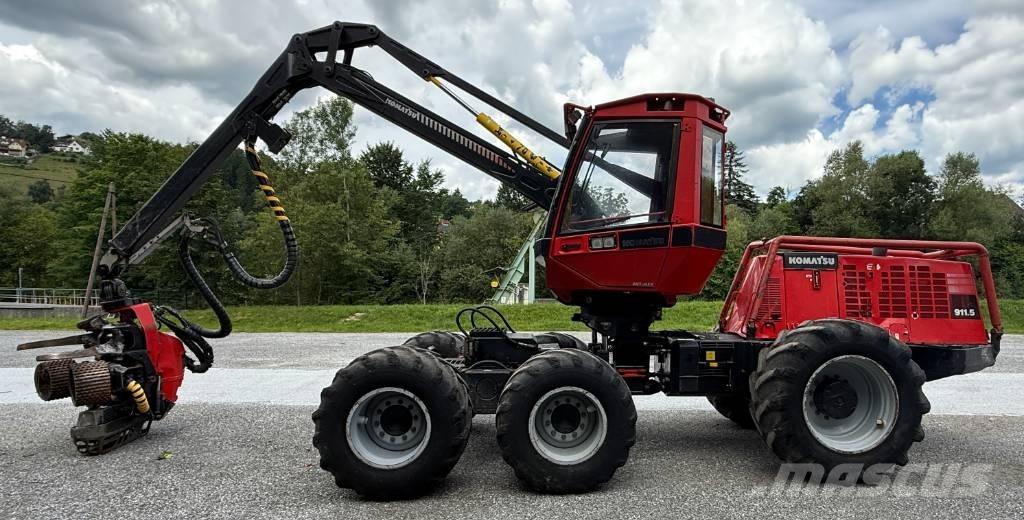 Komatsu 911.5 Harvesterji