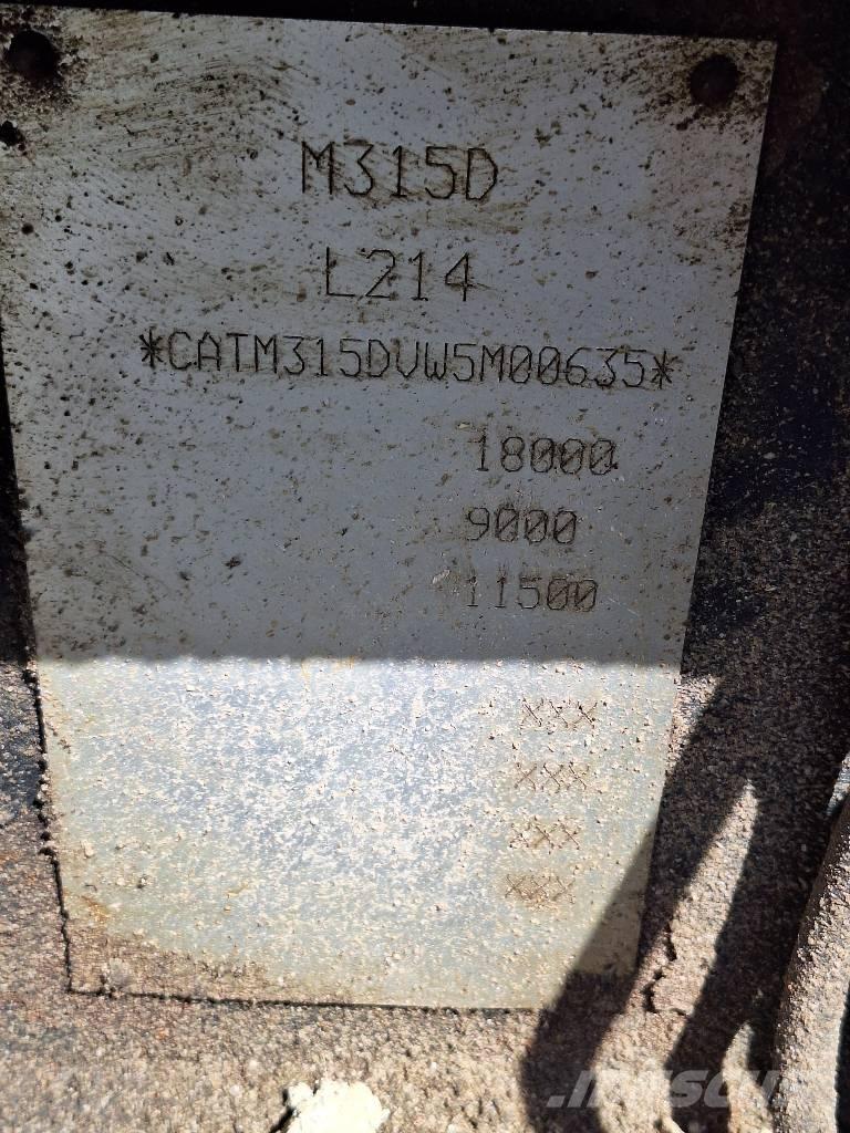 CAT M 315 D Bagri na kolesih