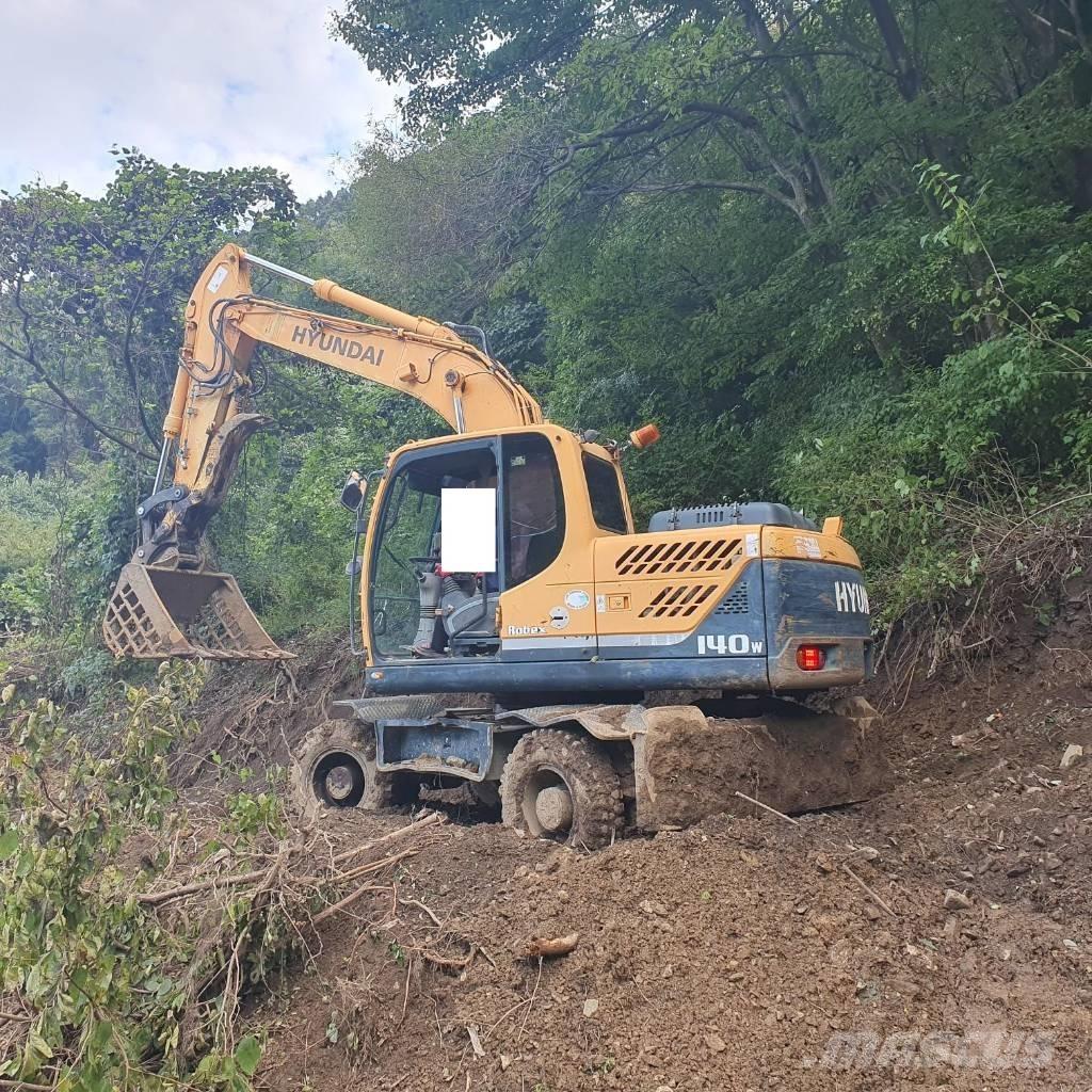 Hyundai Robex 140 W Bagri na kolesih