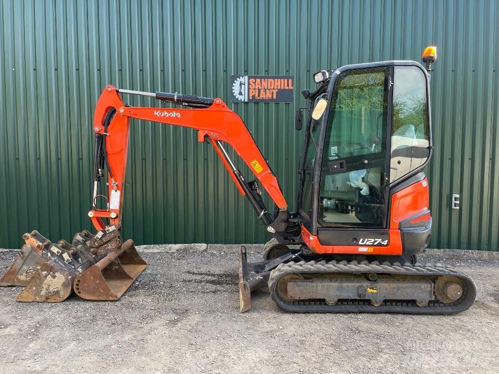 Kubota U 27-4 Mini bagri <7t