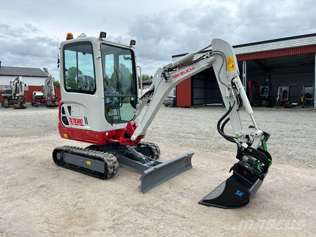 Takeuchi TB320 Mini bagri <7t