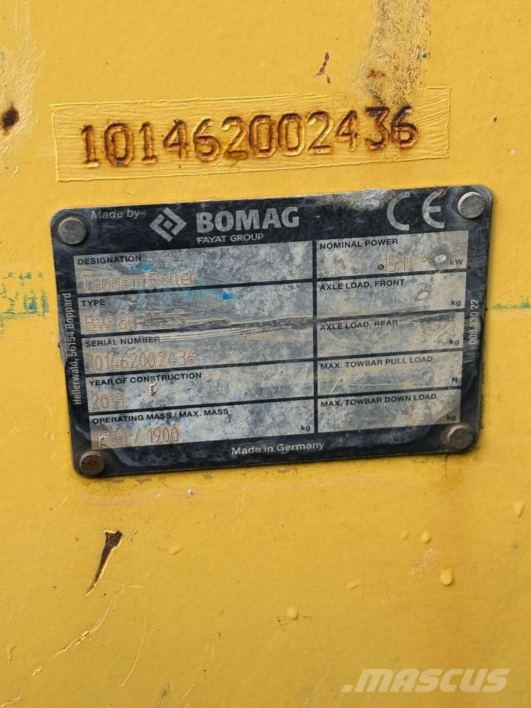 Bomag BW 80 AD-5 Dvojni valjarji