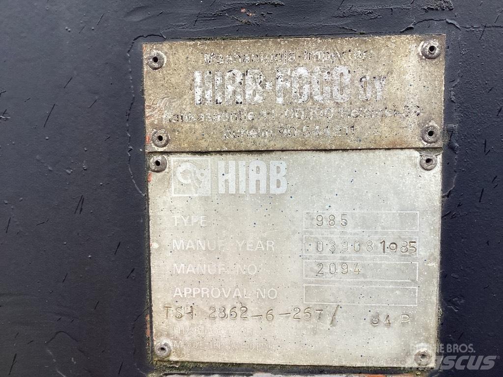 Hiab perävaunu Druge prikolice