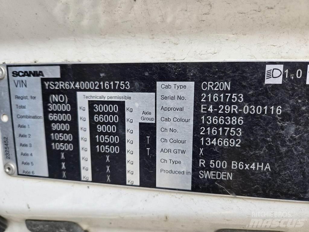 Scania R500 6X4 Kiper tovornjaki