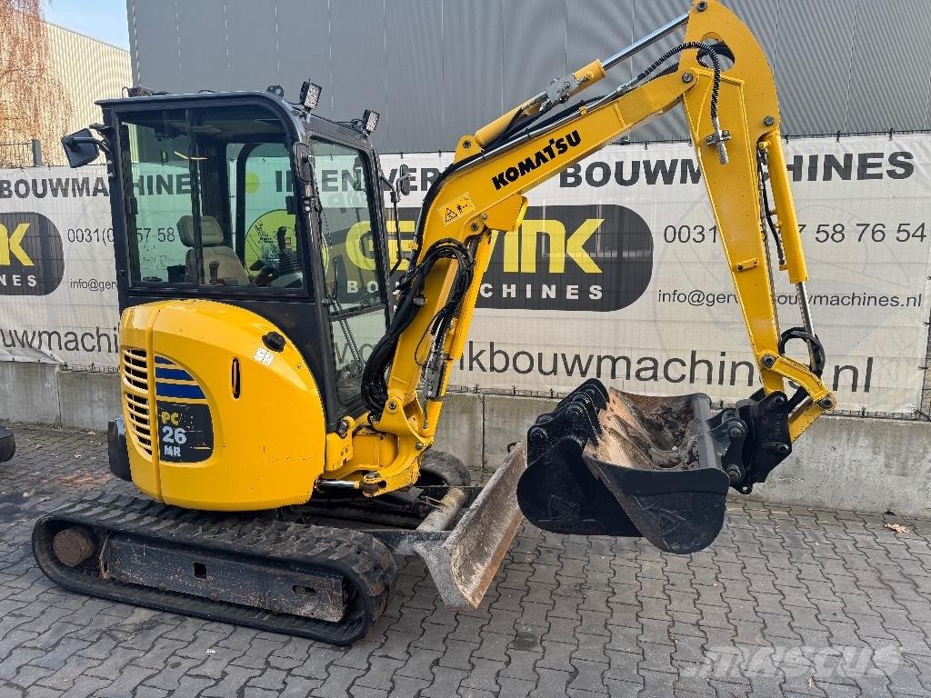 Komatsu PC 26 MR-3 Mini bagri <7t