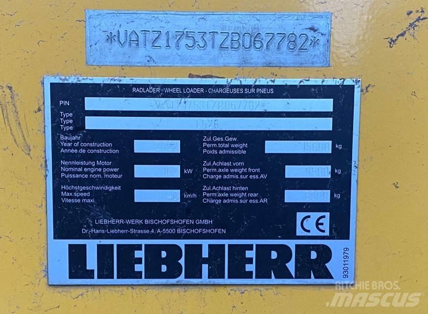 Liebherr L 526 Kolesni nakladalci