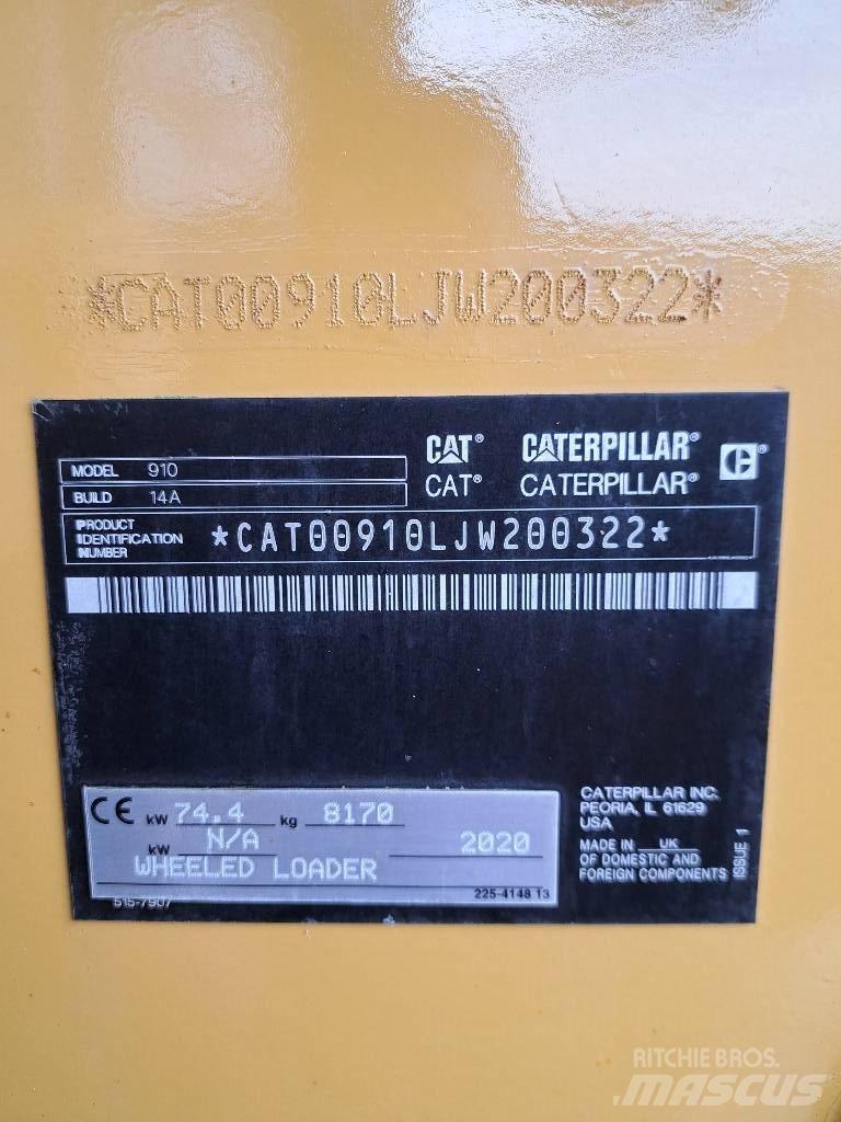CAT 910 Kolesni nakladalci