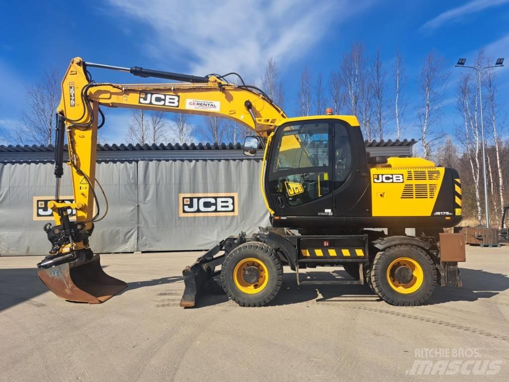 JCB JS 175 W Bagri na kolesih