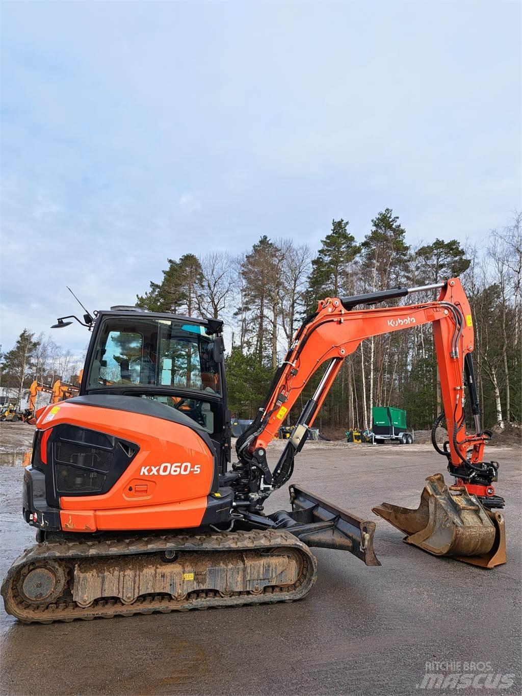 Kubota KX060-5 Mini bagri <7t