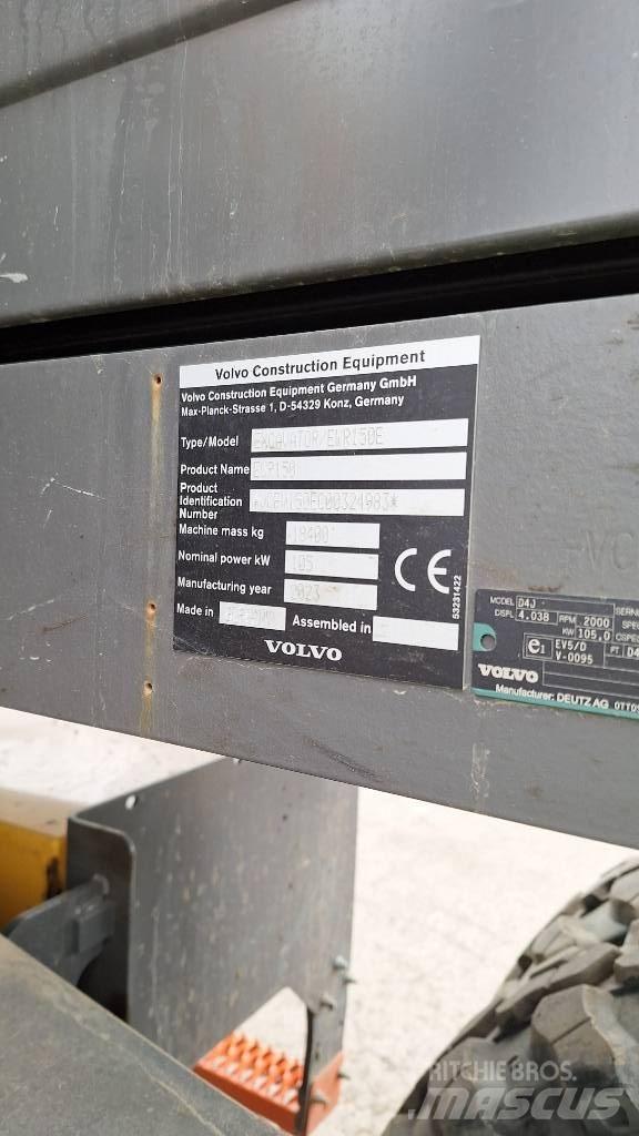 Volvo EWR 150 Bagri na kolesih