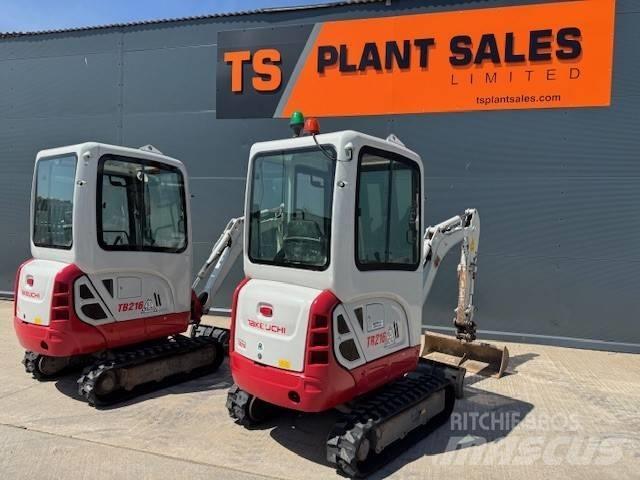 Takeuchi TB 216 Mini bagri <7t