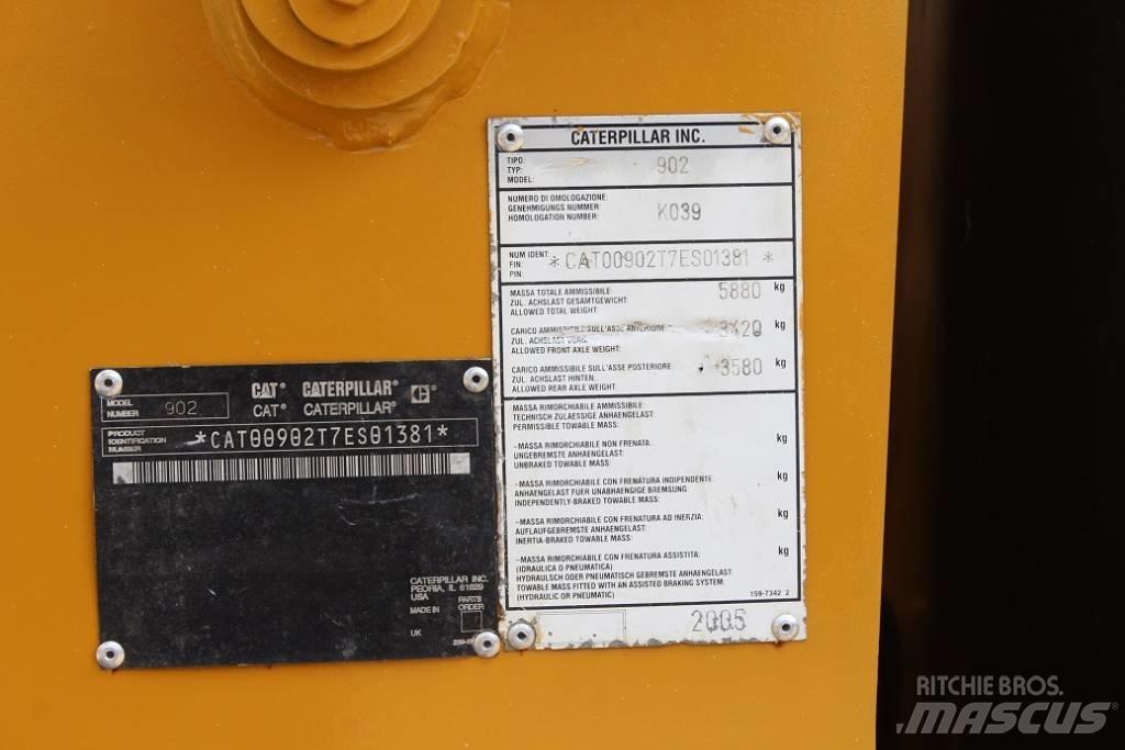 CAT 902 Kolesni nakladalci
