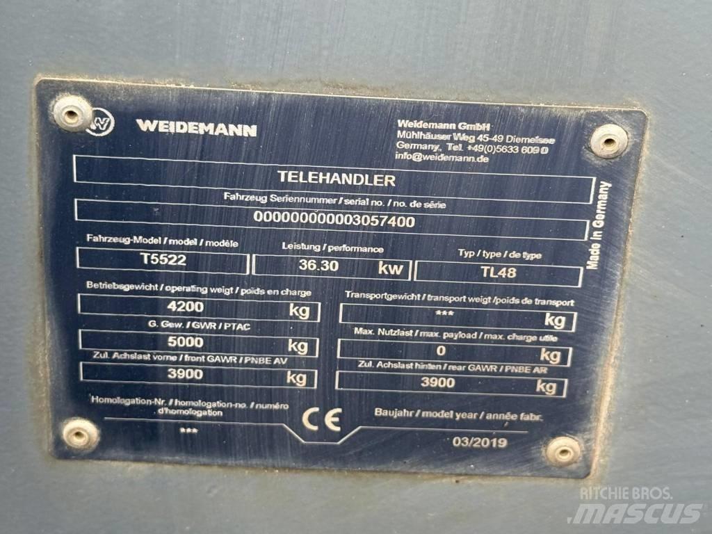 Weidemann T5522 Kmetijski teleskopski nakladalci