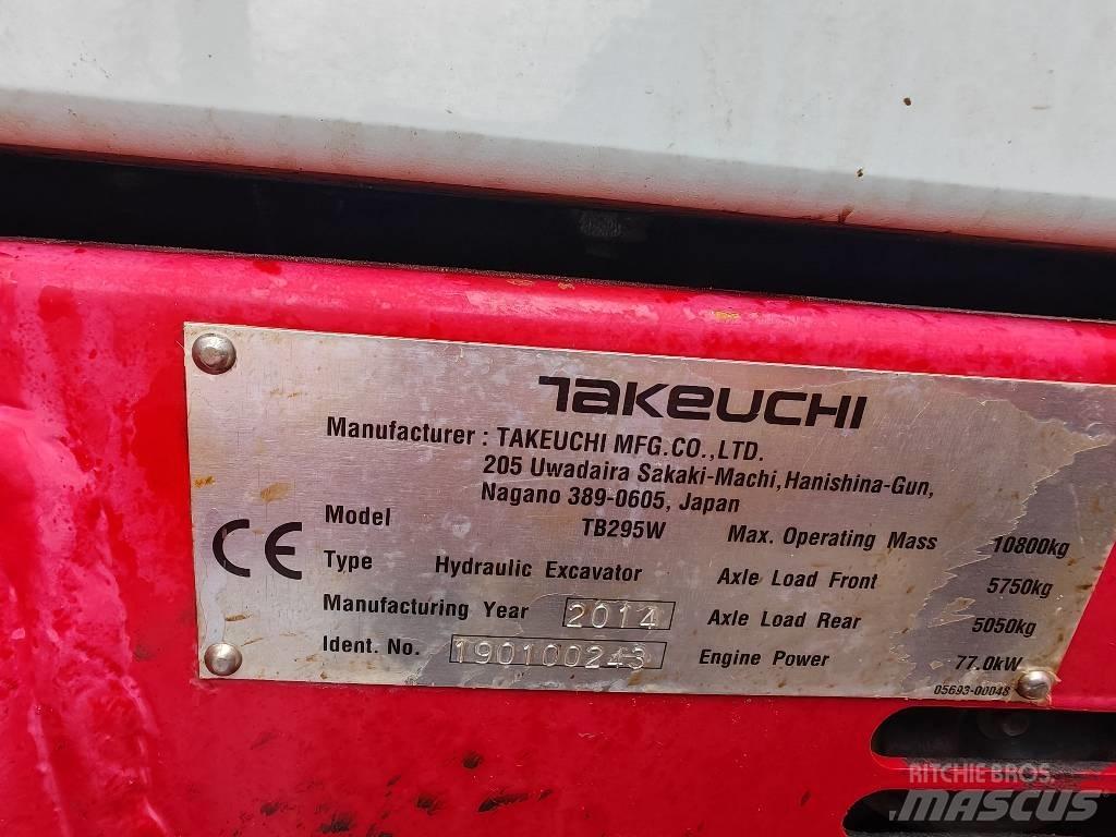 Takeuchi TB295W Bagri na kolesih