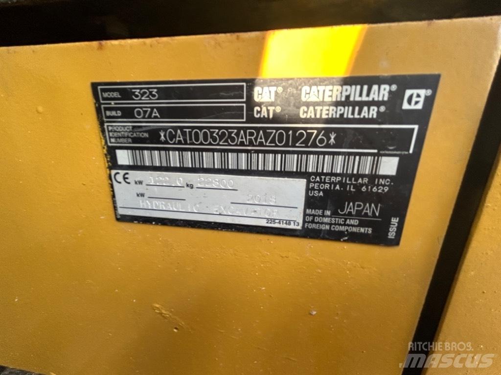 CAT 323 Nextgen Bagri goseničarji