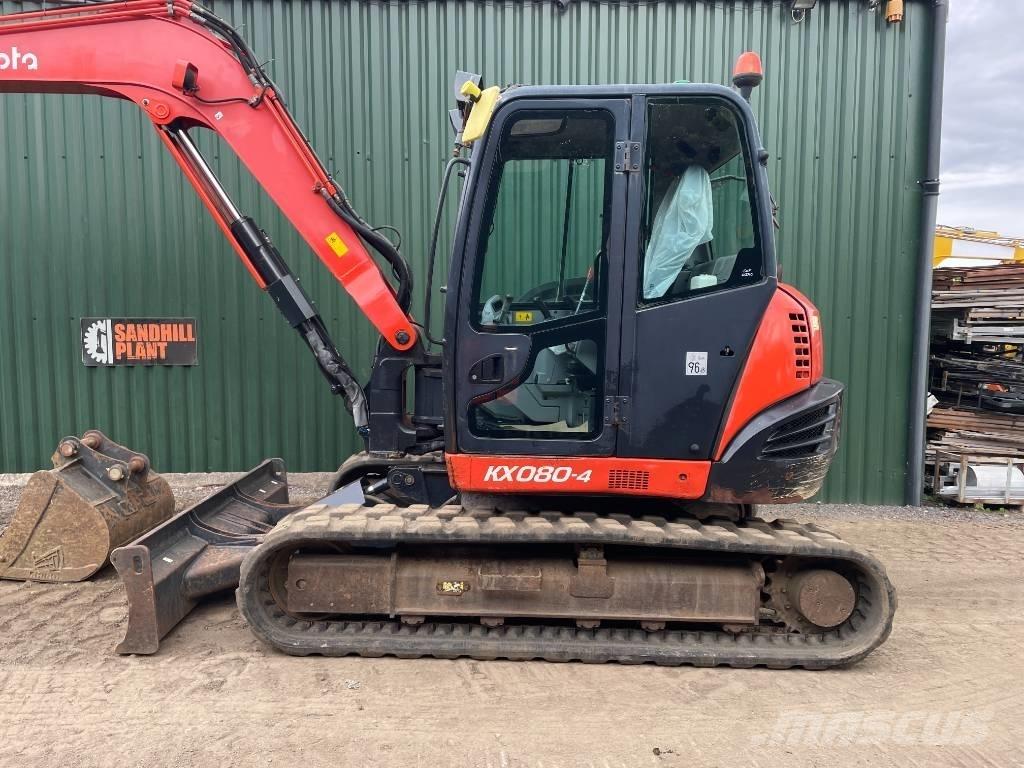 Kubota KX 080-4 Midi bagri 7t – 12t