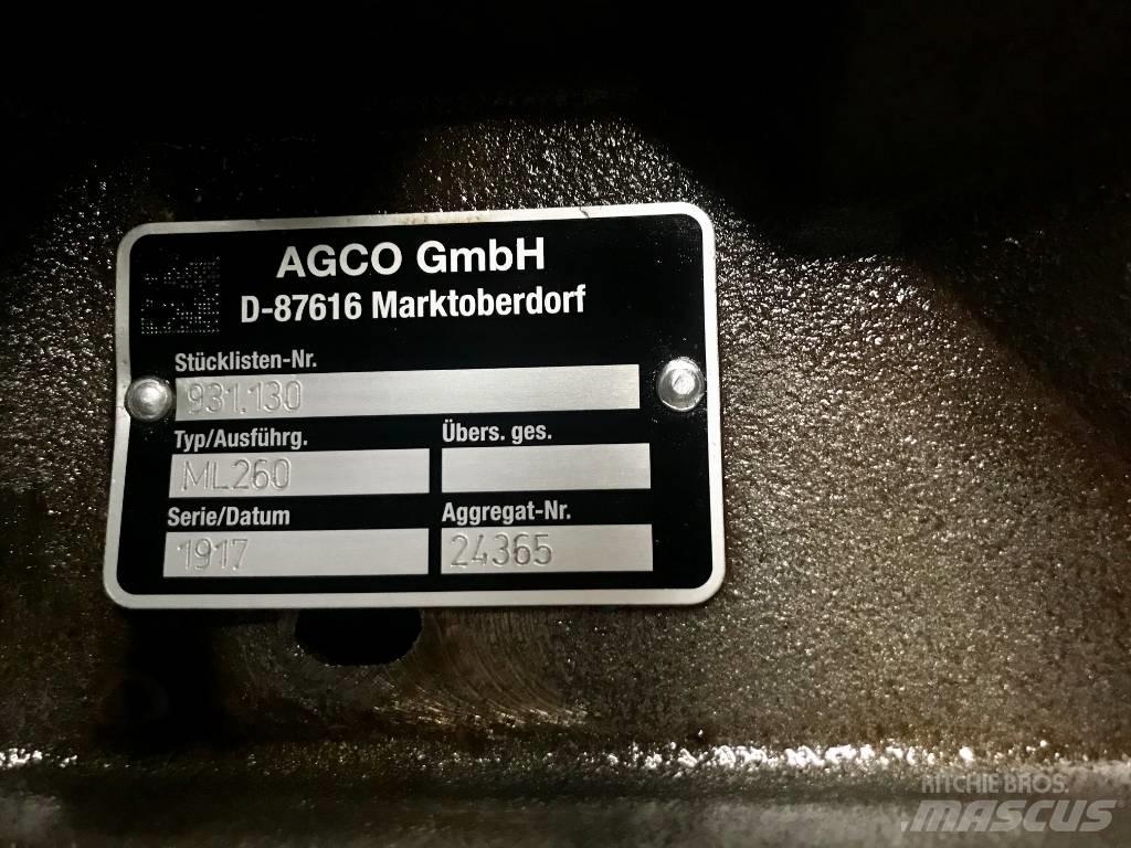 Fendt 828 Vario Podvozje in vzmetenje