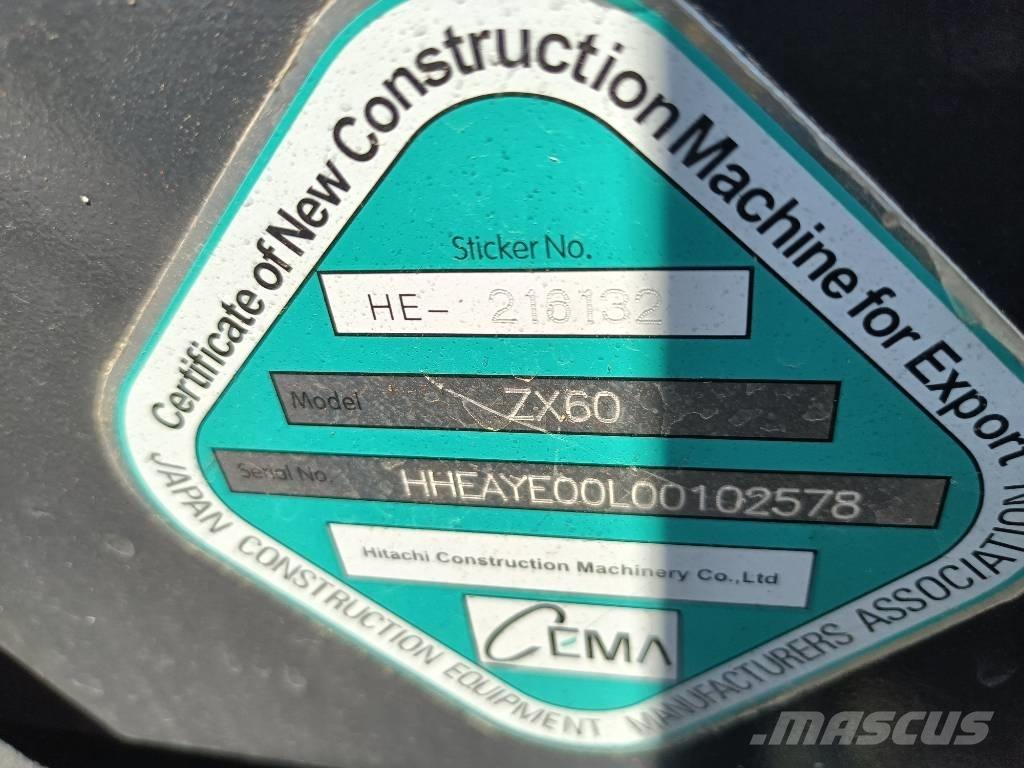 Hitachi 60 Bagri goseničarji