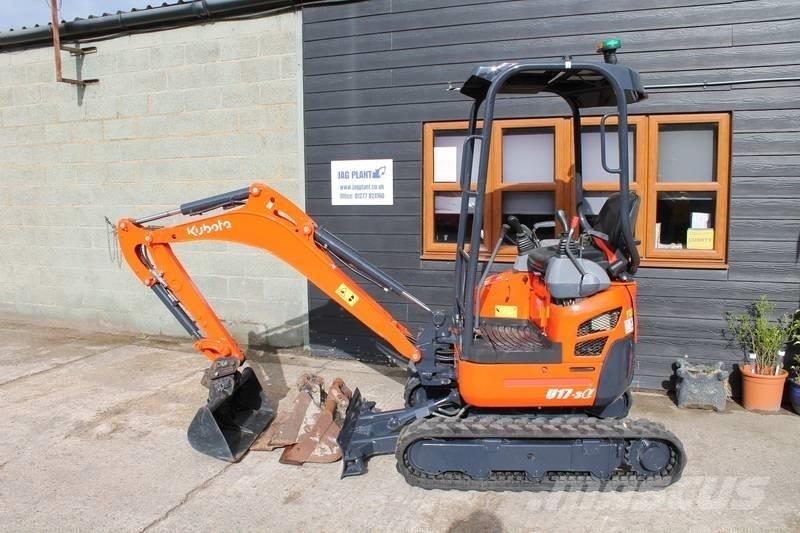 Kubota U 17-3 Mini bagri <7t