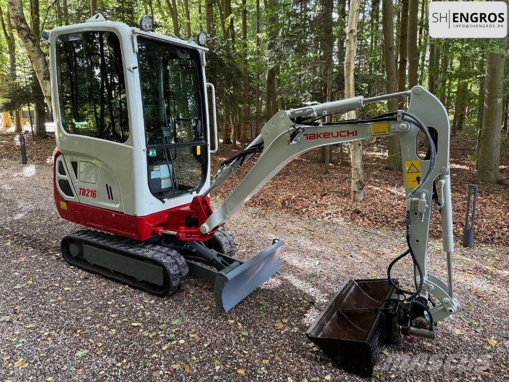 Takeuchi TB 216 Mini bagri <7t