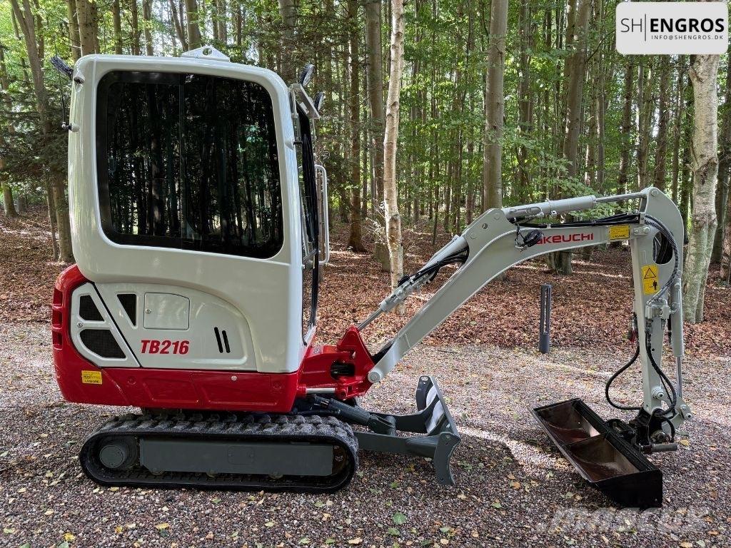 Takeuchi TB 216 Mini bagri <7t