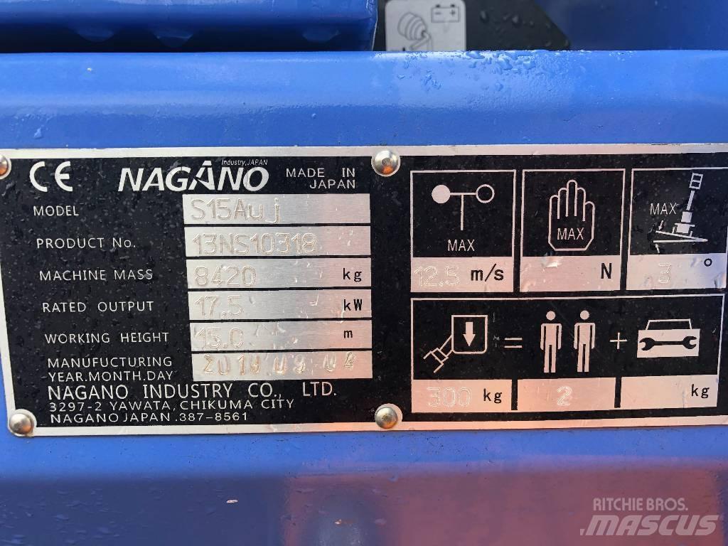 Nagano S15AUJ Teleskopske dvižne ploščadi