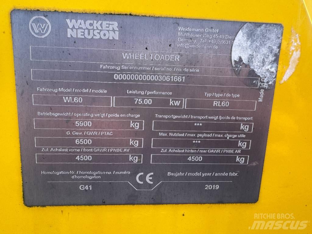 Wacker Neuson WL60 Kolesni nakladalci