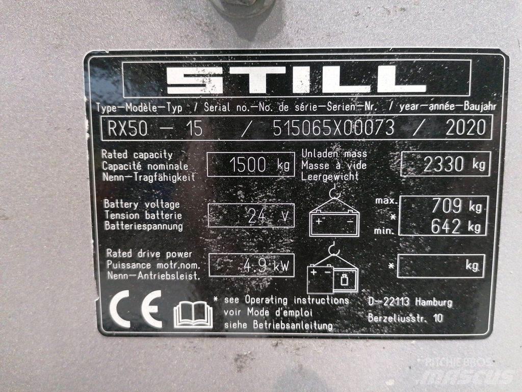 Still RX50-15 Električni viličarji