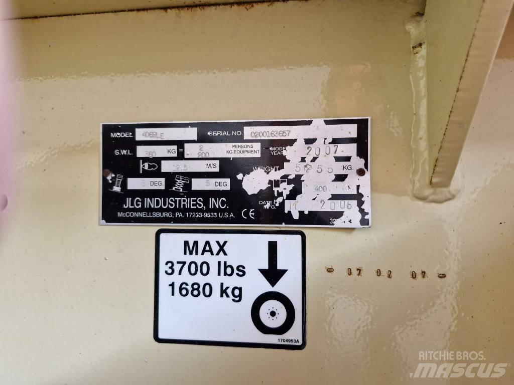 JLG 4069 LE Škarjaste dvižne ploščadi