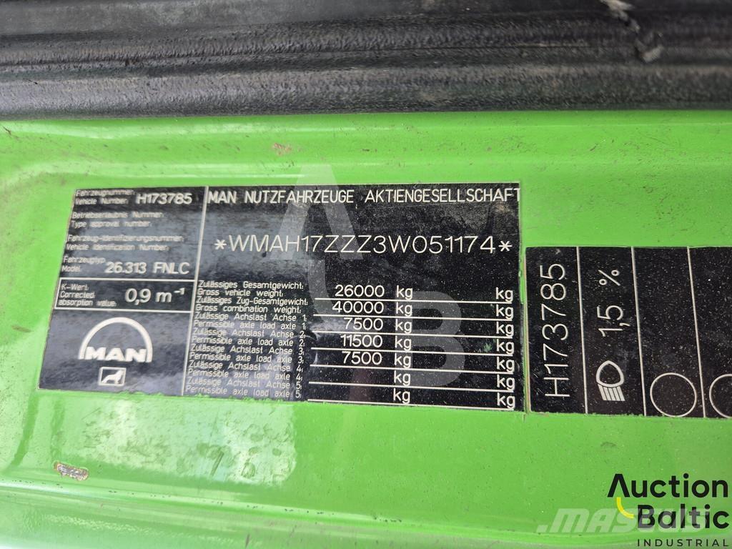 MAN TGA26.310 Komunalni tovornjaki