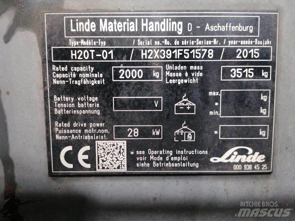Linde H20T-01 Plinski viličarji