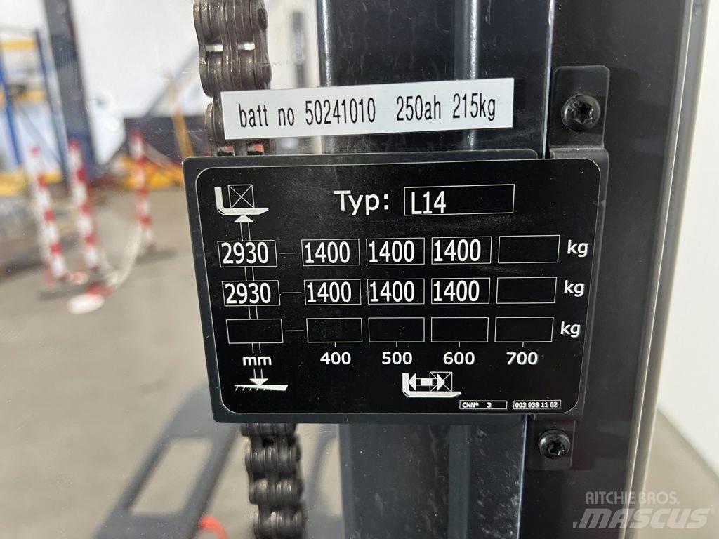 Linde L14 Ročni električni viličar