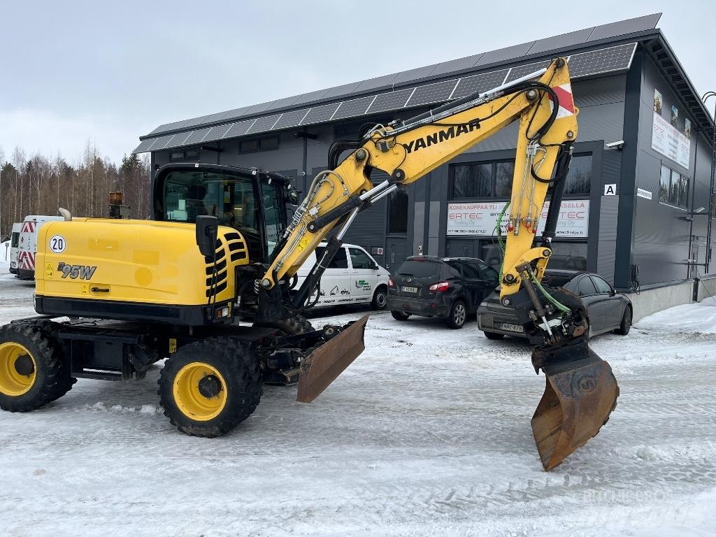 Yanmar B 95 W Bagri na kolesih