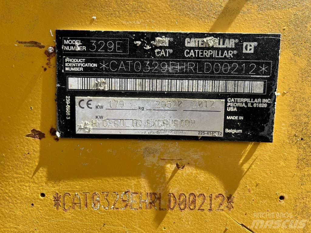 CAT 329 E LN Bagri goseničarji