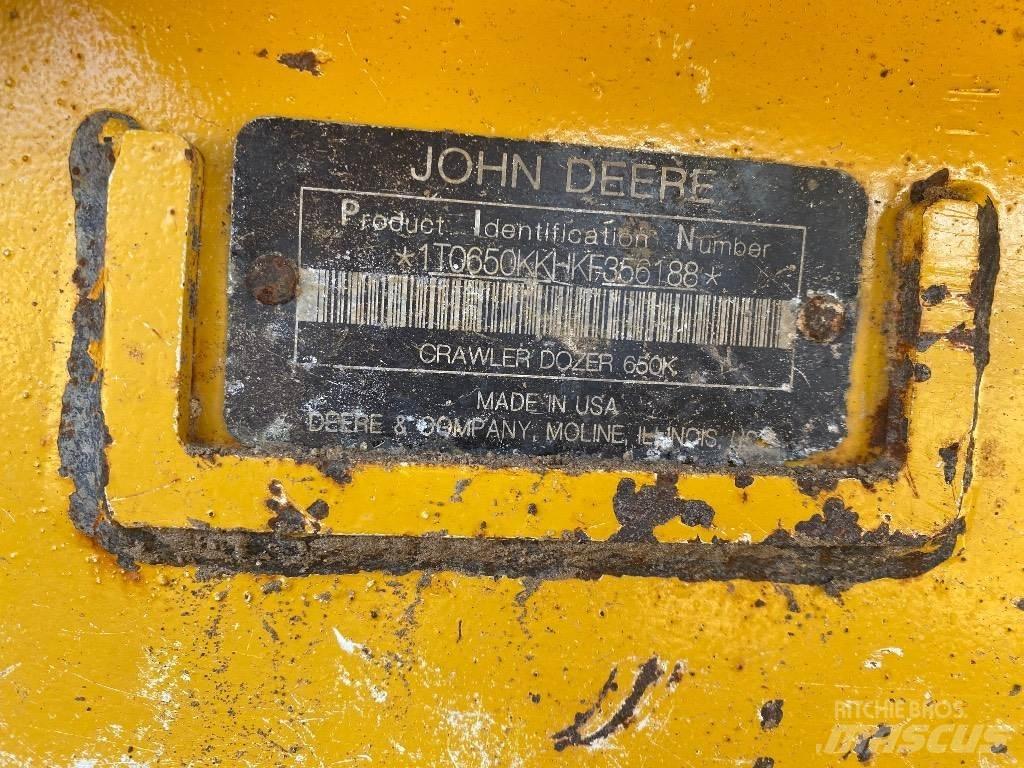 DEERE 650K LGP Buldožerji goseničarji