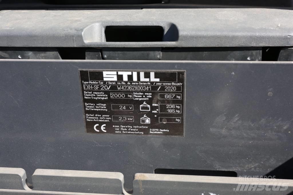 Still EXH-SF20 Električni nizko dvižni viličar s stojiščem