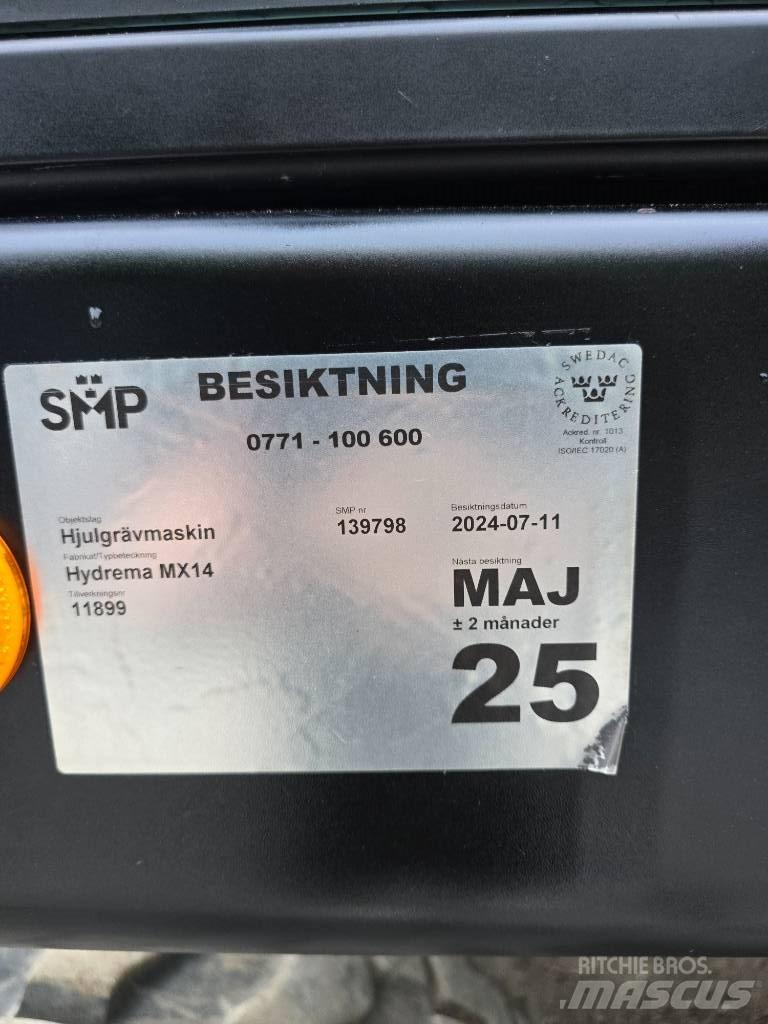 Hydrema MX 14 Bagri na kolesih