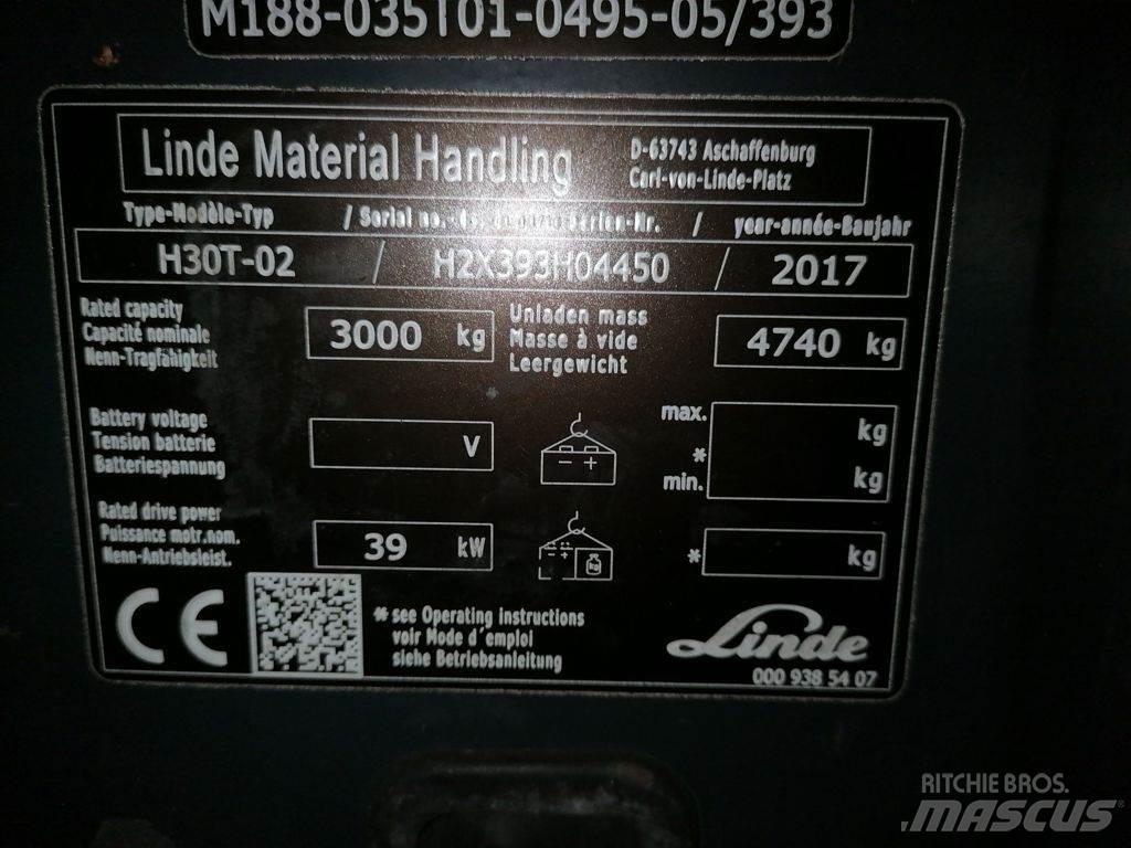 Linde H30T-02 Plinski viličarji