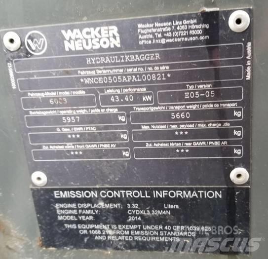 Wacker Neuson 6003 Bagri goseničarji