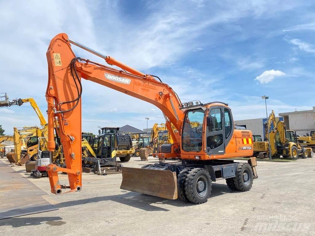 Doosan DX170W NVT Bagri na kolesih