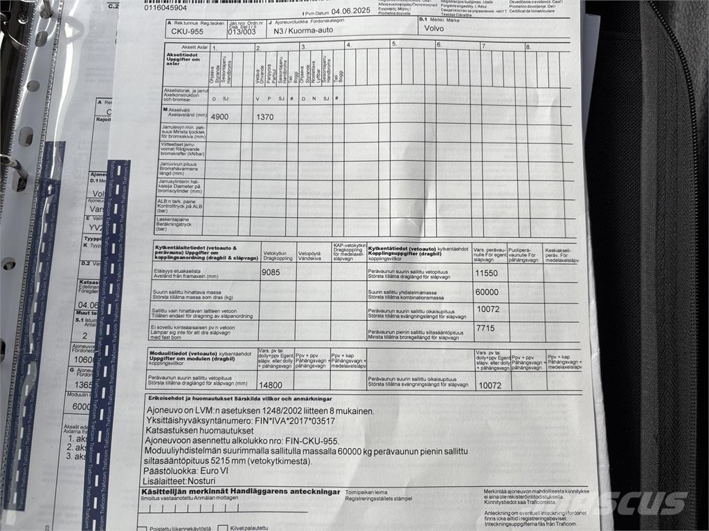Volvo FM370 6x2 Tovornjaki z žerjavom