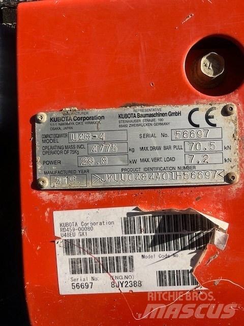 Kubota U 48-4 Mini bagri <7t