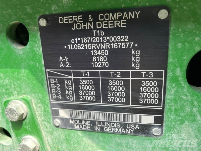 John Deere 6R215 Traktorji