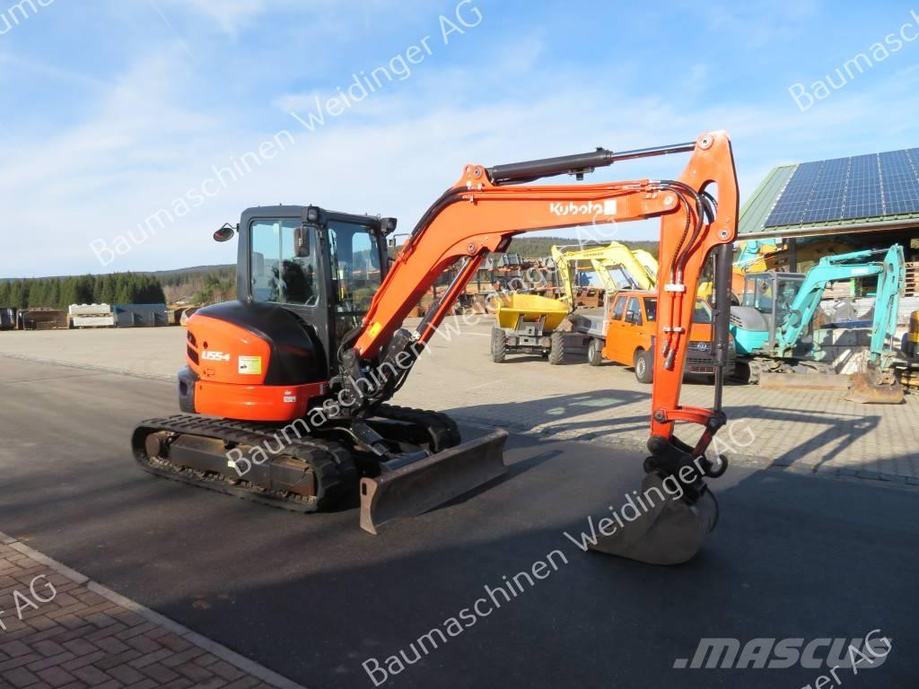 Kubota U 55-4 Mini bagri <7t