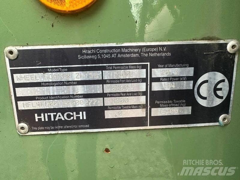 Hitachi ZW 150 Kolesni nakladalci